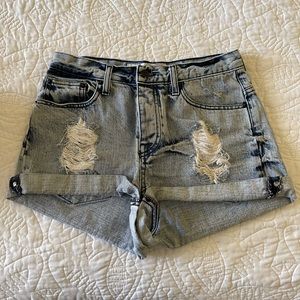 brandy melville jean shorts
